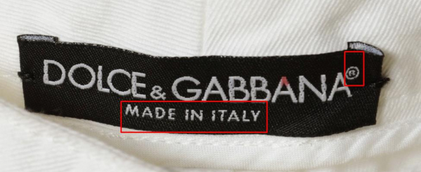 Dolce Gabbana - оригинал и подделка.