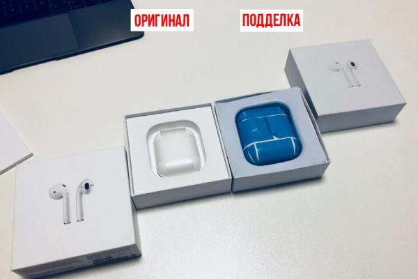 Как отличить поддельные AirPods внешне